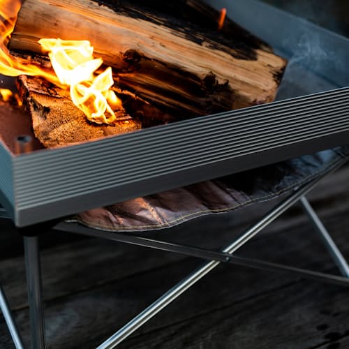 laydown image of Pop-Up Fire Pit and Heat Shield Combo Kit