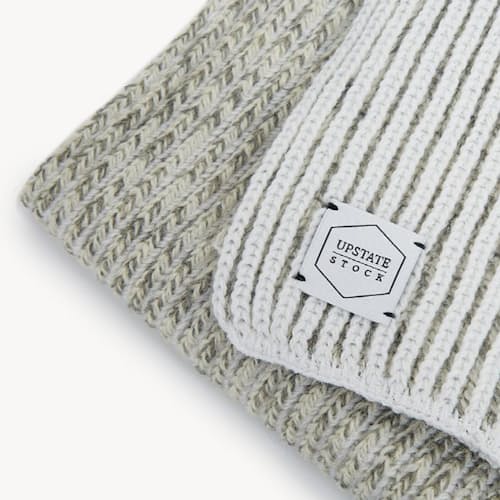 laydown image of Melange Ragg Wool Scarf